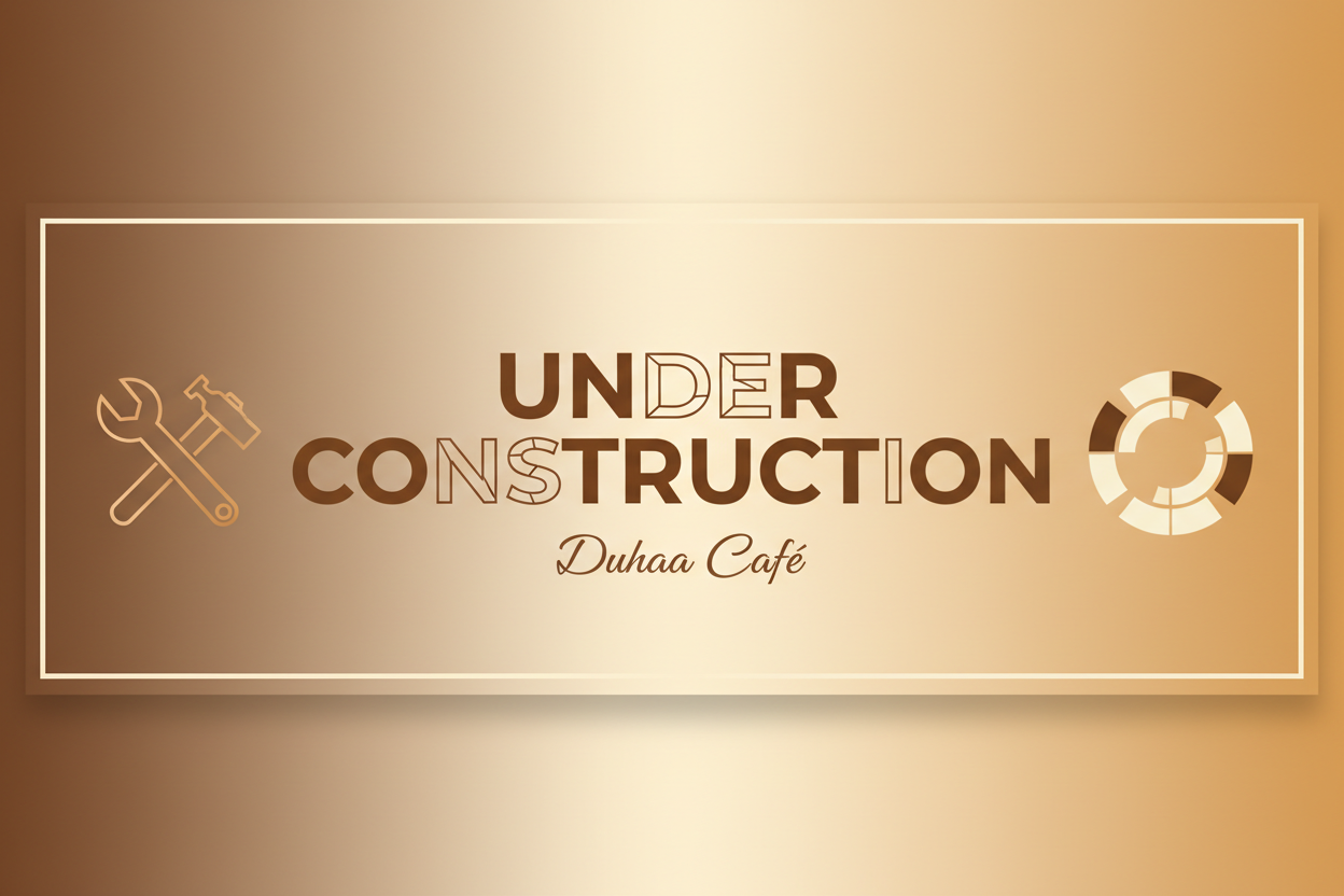 it should say "Under Construction"